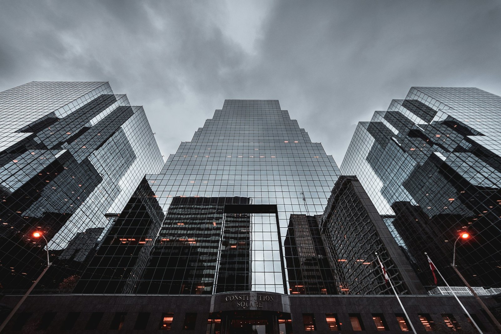 Contemporary architectural building