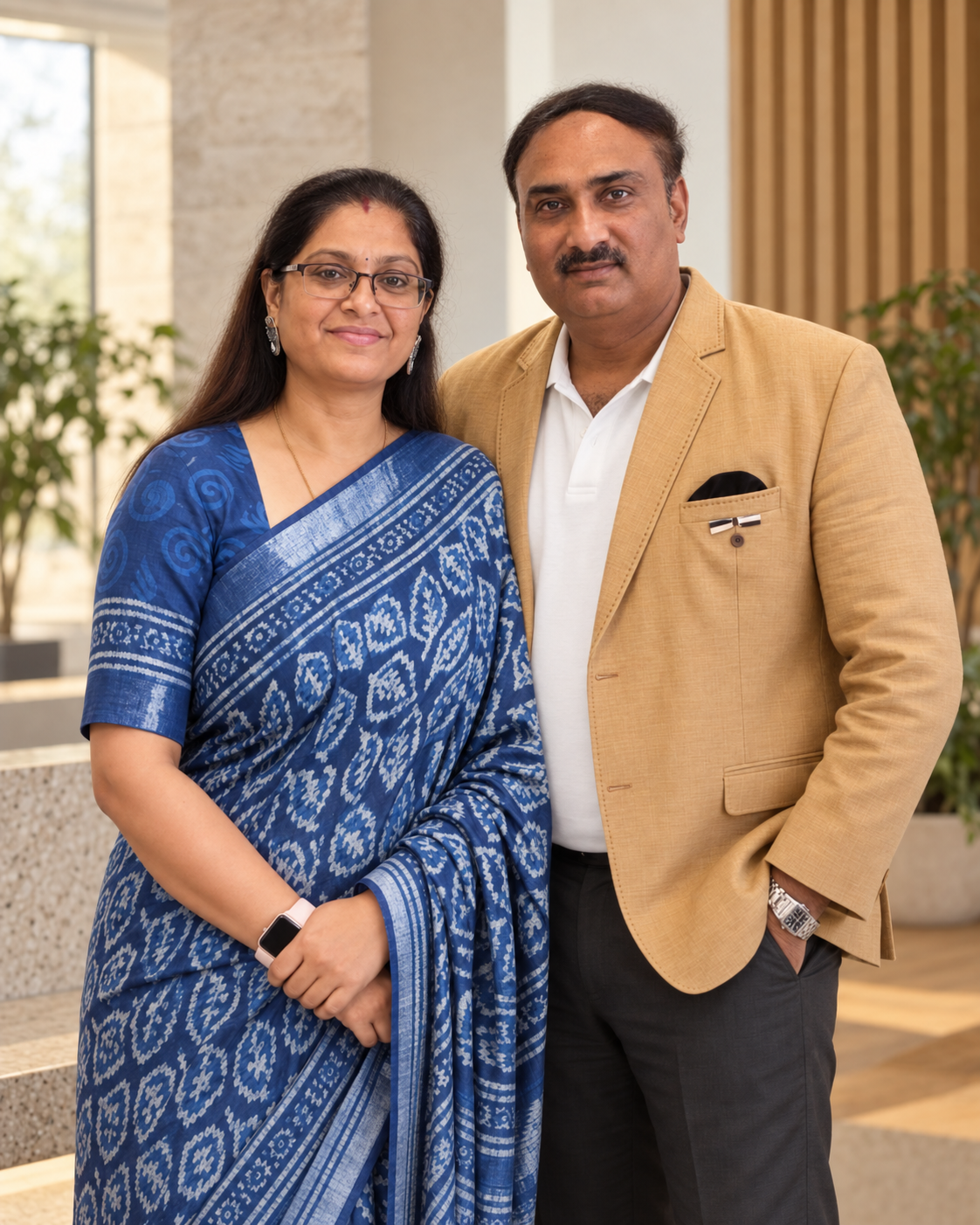 Ar. Harshila Talasila and Sreeram Talasila, principals of Akruti Architects and Designers